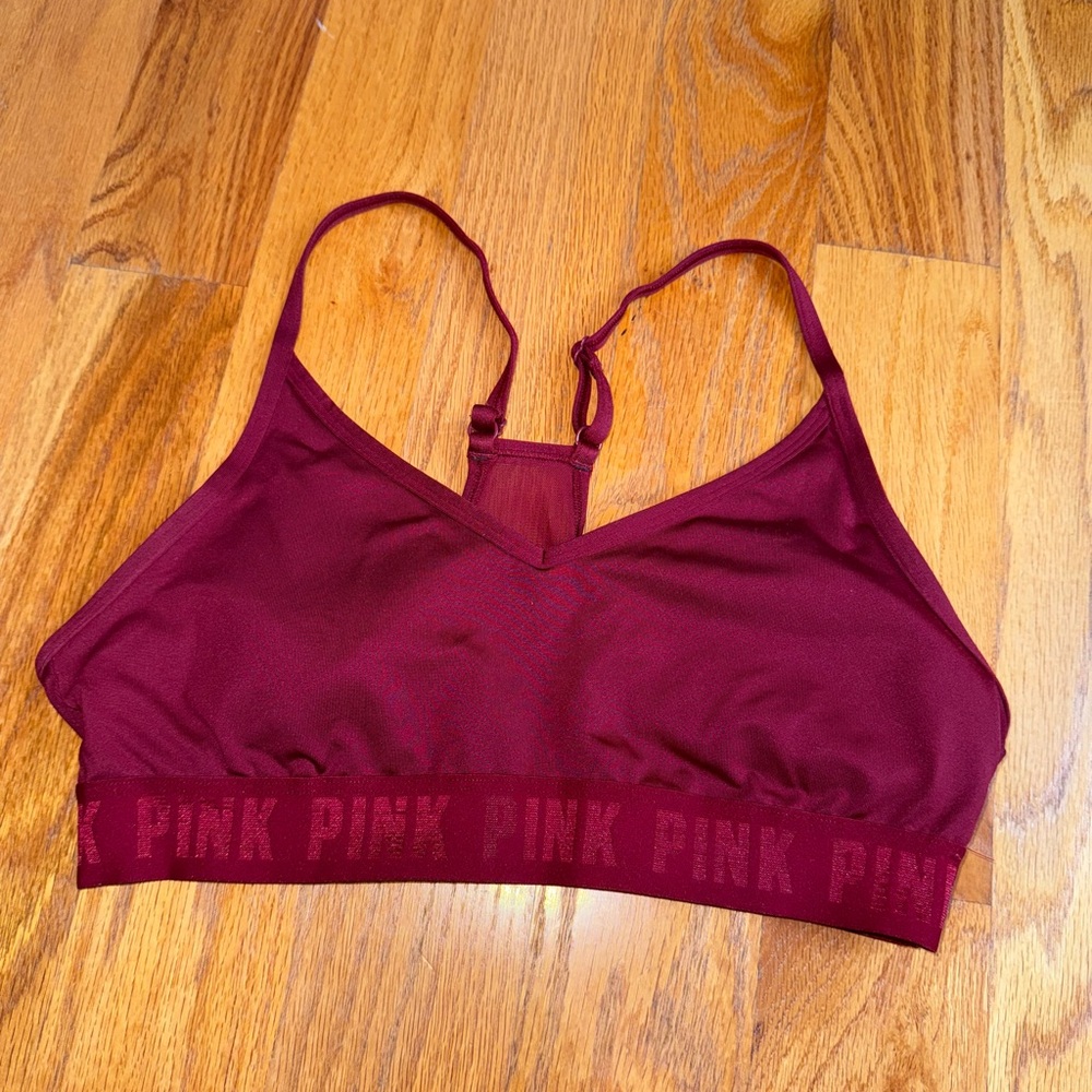 PINK Victoria's Secret Deep Red Bralette